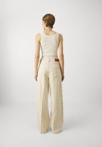 2nd Day FRECLA NATUREL - Wide leg - nature denim