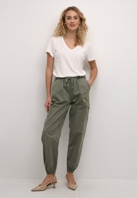 Cream Cargobyxor - grey khaki