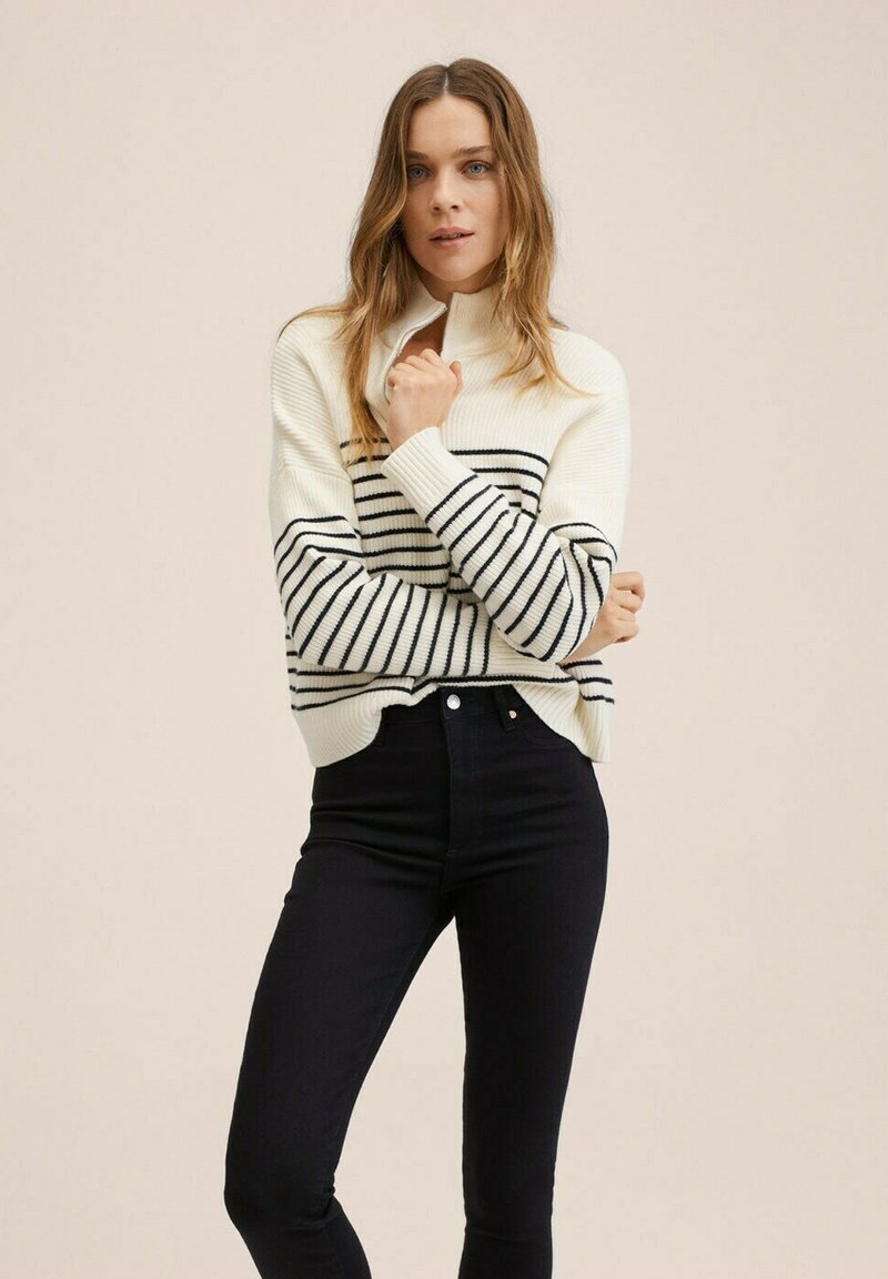 Damen Skinny | Mango Jeans Skinny Fit black denim - OA91959 Damen Skinny | Mango Jeans Skinny Fit black denim - OA91959