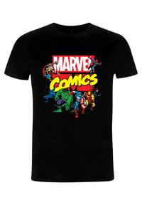 Marvel AVENGERS CLASSIC ACE TEAM - Camiseta estampada - black