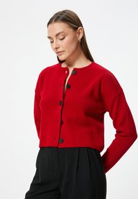 Koton BUTTON - Neuletakki - red