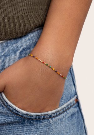 DOTS COLORS ENAMEL - Bracelet - gold-coloured