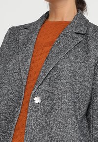 ONLY Klassisk frakke - mottled dark grey