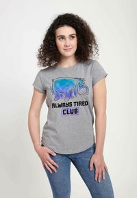 Henry Tiger DISNEY WINNIE THE POOH EEYORE TIRED CLUB - T-shirt z nadrukiem