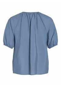 VILA TIE NECK - Blůza - coronet blue