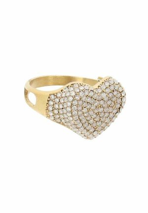 CUORE PAVÈ - Anillo - gold-coloured