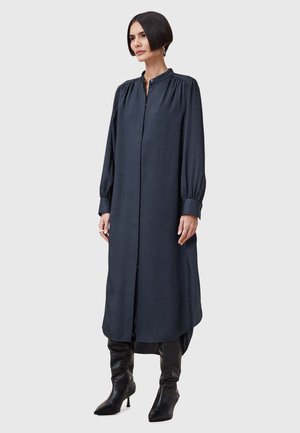 AGGIE - Skjortklänning - blue