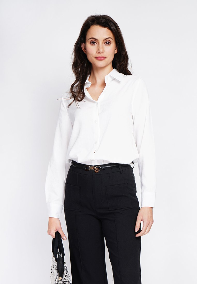 Le Jardin Du Lin Overhemdblouse wit Le Jardin Du Lin Overhemdblouse wit