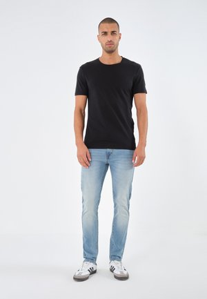 7 PACK - Basic T-shirt - black