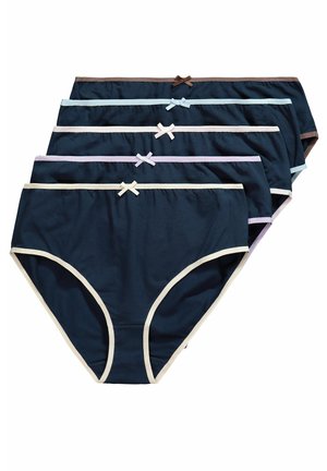 Ulla Popken 5 PACK CONTRAST TRIM MIDI  - Braguitas - night blue