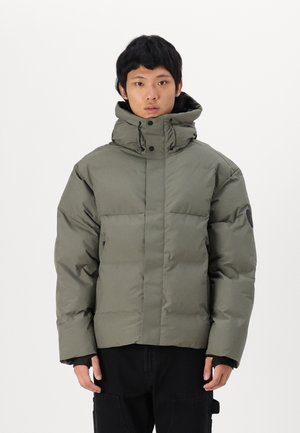 Jack & Jones JCOALPHA PUFFER - Winter jacket - dusty olive