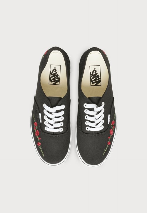 Vans AUTHENTIC - Trainers - rose embroidery black/red — foto 4