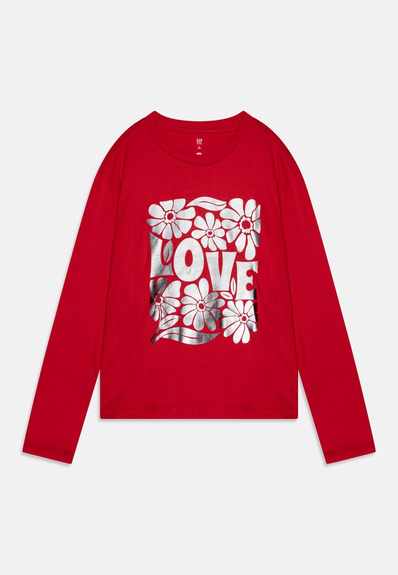 GAP VALUE GIRLS - Langarmshirt - modern red
