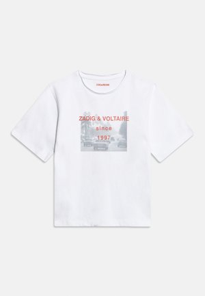 Zadig & Voltaire SHORT SLEEVES TEE UNISEX - T-shirts print - white