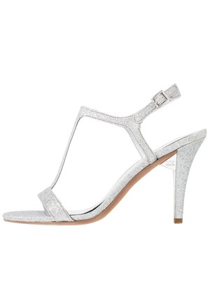 Sandali con tacco - silver-coloured
