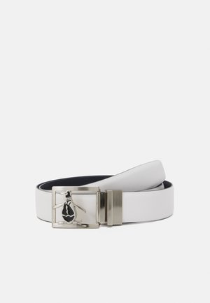 REVERSIBLE BELT PETE BUCKLE - Riem - white/navy