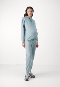 Anna Field MAMA SET - Jersey con capucha - mottled green