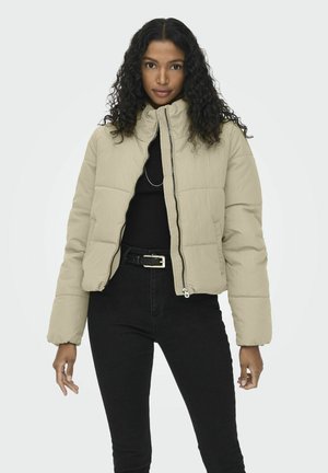 ONLY ONLDOLLY SHORT PUFFER JACKET - Talvitakki - weathered teak