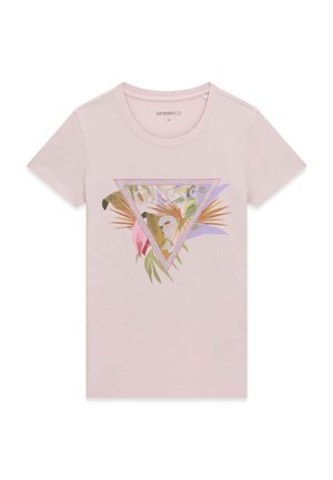 Guess, SS CN PALM TRIANGLE TEE - Camiseta estampada - lila