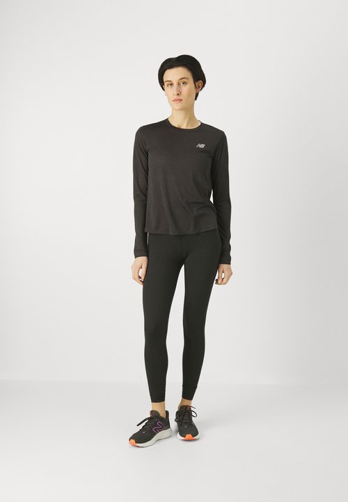 New Balance ATHLETICS - Long sleeved top - black heather — photo 2