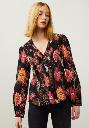 JADA - Button-down blouse - multi black