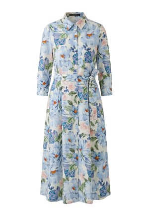 Oui, MIDIKLEID - Robe chemise - blue white
