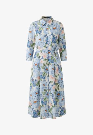 Oui, MIDIKLEID - Robe chemise - blue white