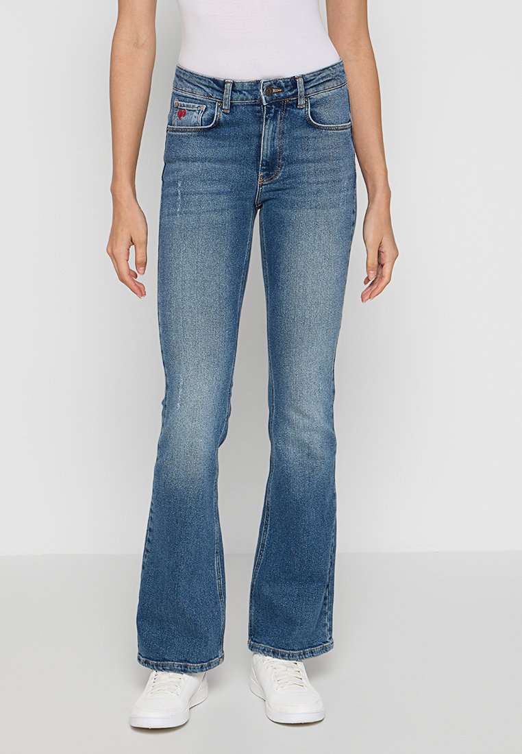 Desigual Flared Jeans blauw Desigual Flared Jeans blauw