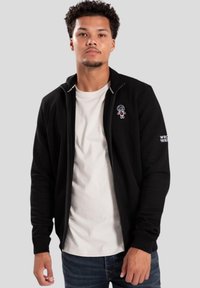 Wrong Friends WELS FULL ZIPPED - GRANDPARENT - Sudadera con cremallera - black