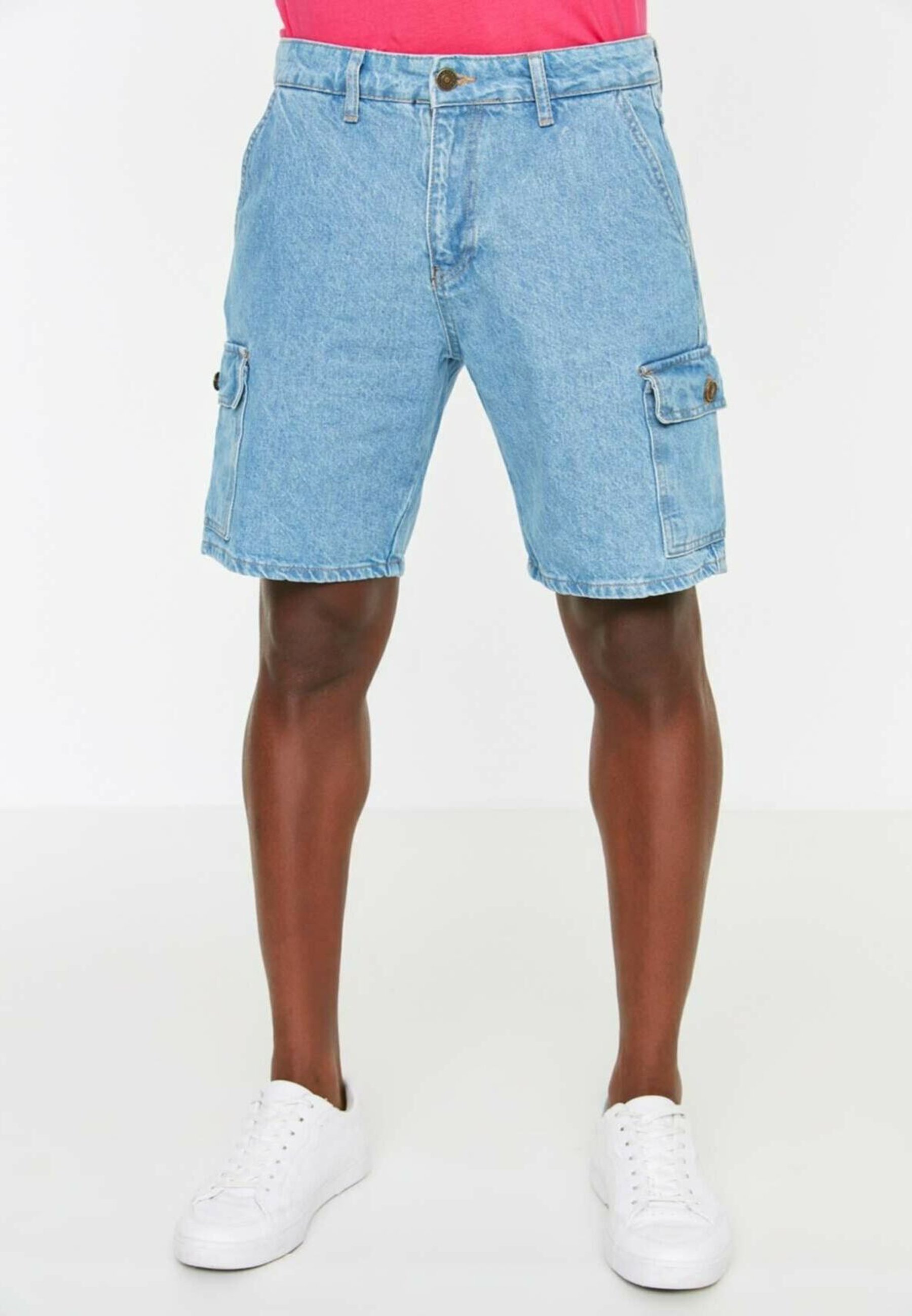 Trendyol Shorts di jeans - blue/blu - Zalando.it