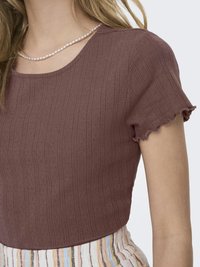 ONLY ONLCARLOTTA  - Lihtne T-särk - rose brown