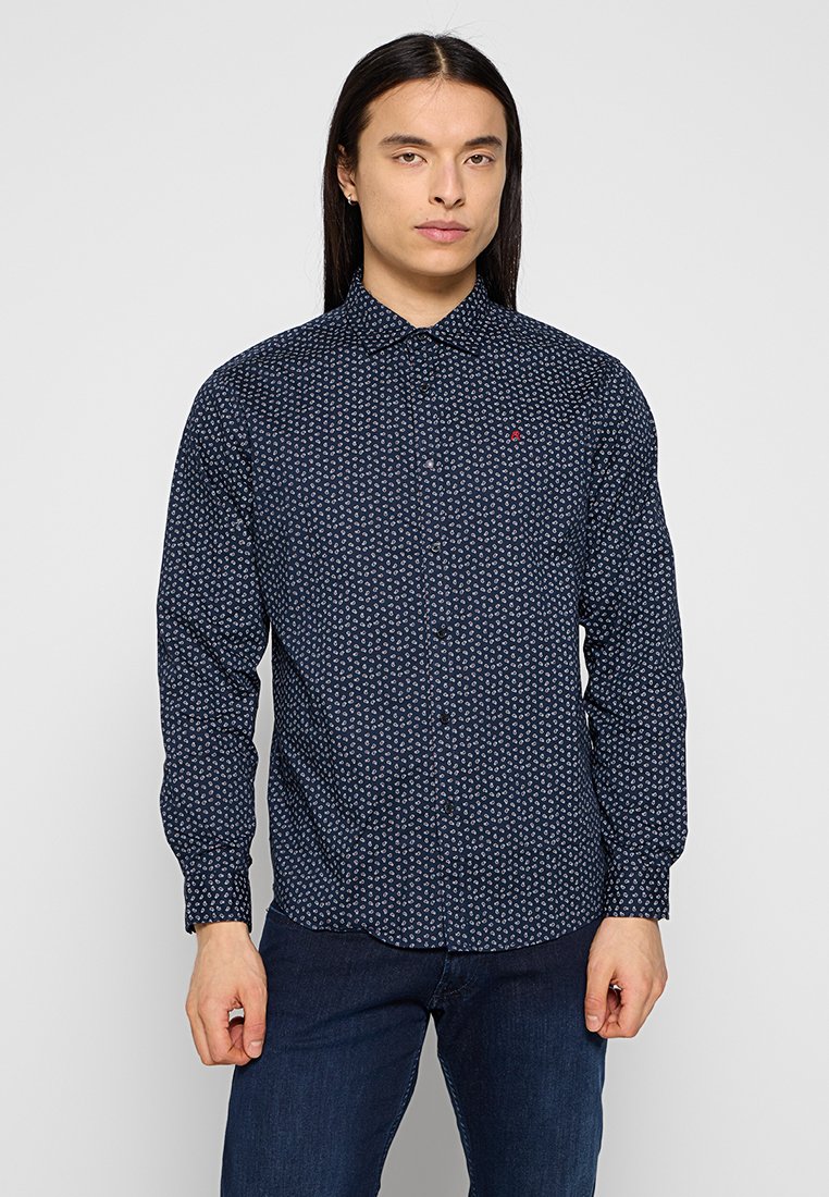 Replay Overhemd donkerblauw