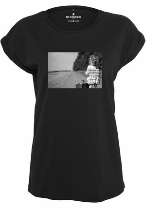 CLASSIC ROLL UP WONDERPHO - Print T-shirt - black