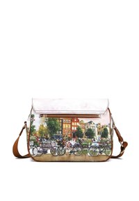 Y Not? Borsa a tracolla - flower river