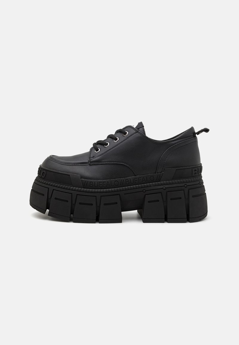 Buffalo GOSPHER LACE UP  - Šněrovací boty - black
