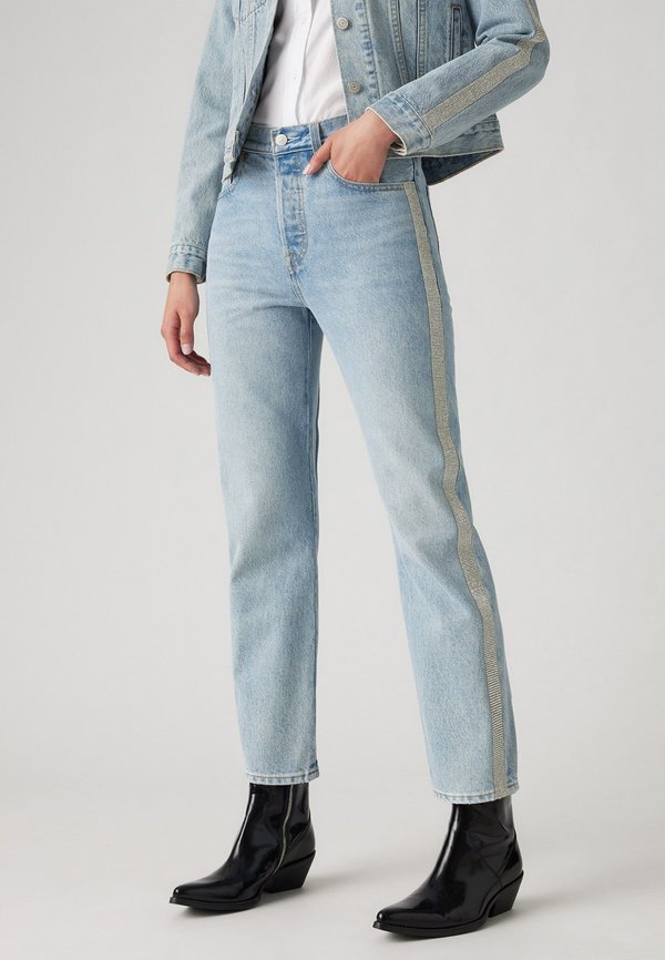 501® CROP - Jeans Tapered Fit - good as silver