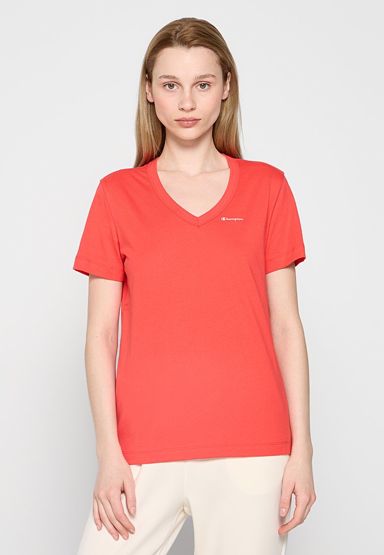 Champion T-shirt basic lichtrood