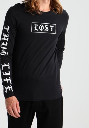 Long sleeved top - black