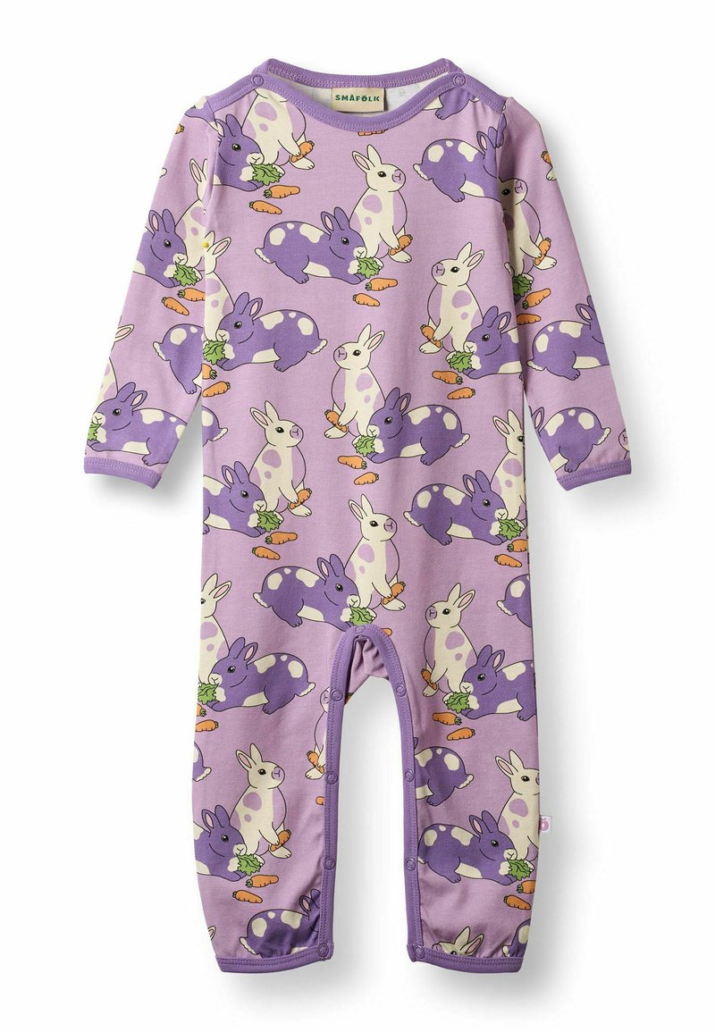 Småfolk ELSTAR LONG-SLEEVED WITH RABBITS - Jumpsuit - purple - Zalando