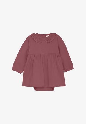 EN FANT DRESHORT SLEEVES LONG SLEEVES - Jerseykleid - roan rouge
