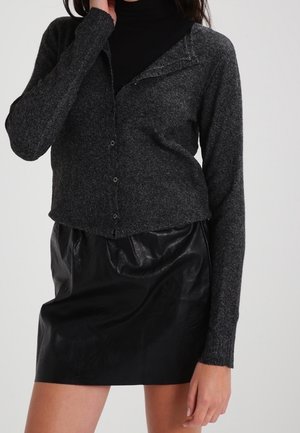 Cardigan - mottled black