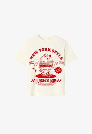 Promod, NEW YORK STYLE - T-shirt imprimé - imprimé écru