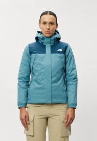 The North Face ANTORA JACKET - Hardshell-jakke - algae blue/midnight petrol