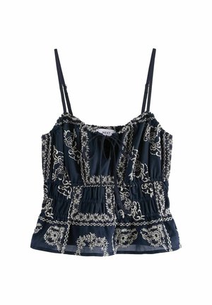 EMBROIDERED- REGULAR FIT - Linne - navy