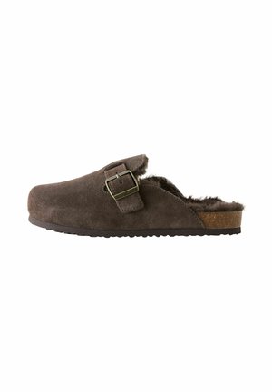 Next NEXT CLOGS - Mules - chocolate brown suede