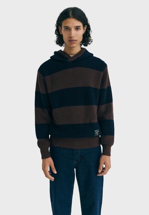 TOBBY - Felpa con cappuccio - dark brown
