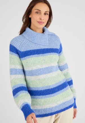 Jersey de punto - bleu rayé