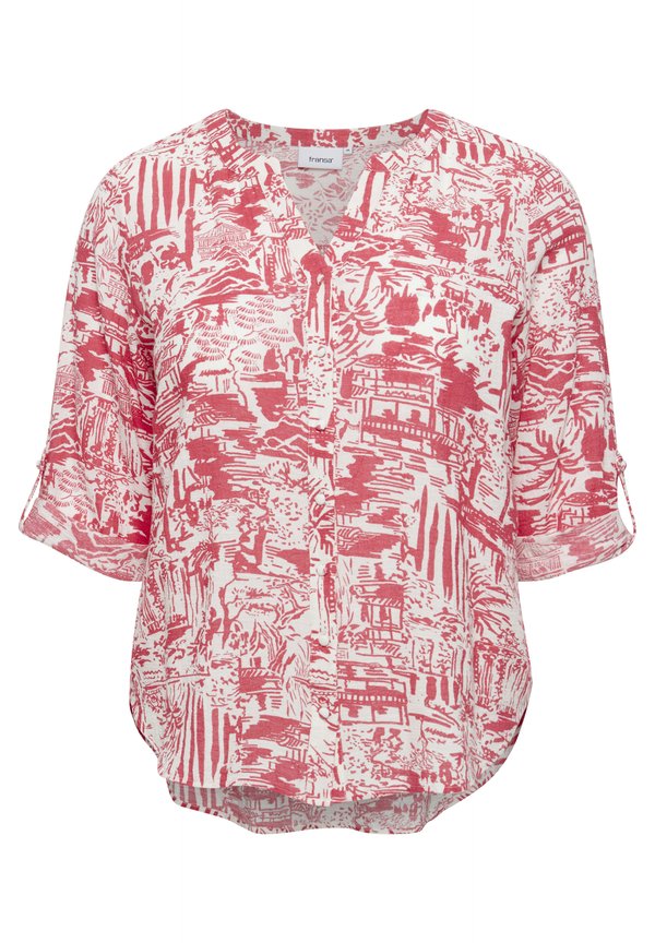 FPBobbi - Button-down blouse - geranium mix3