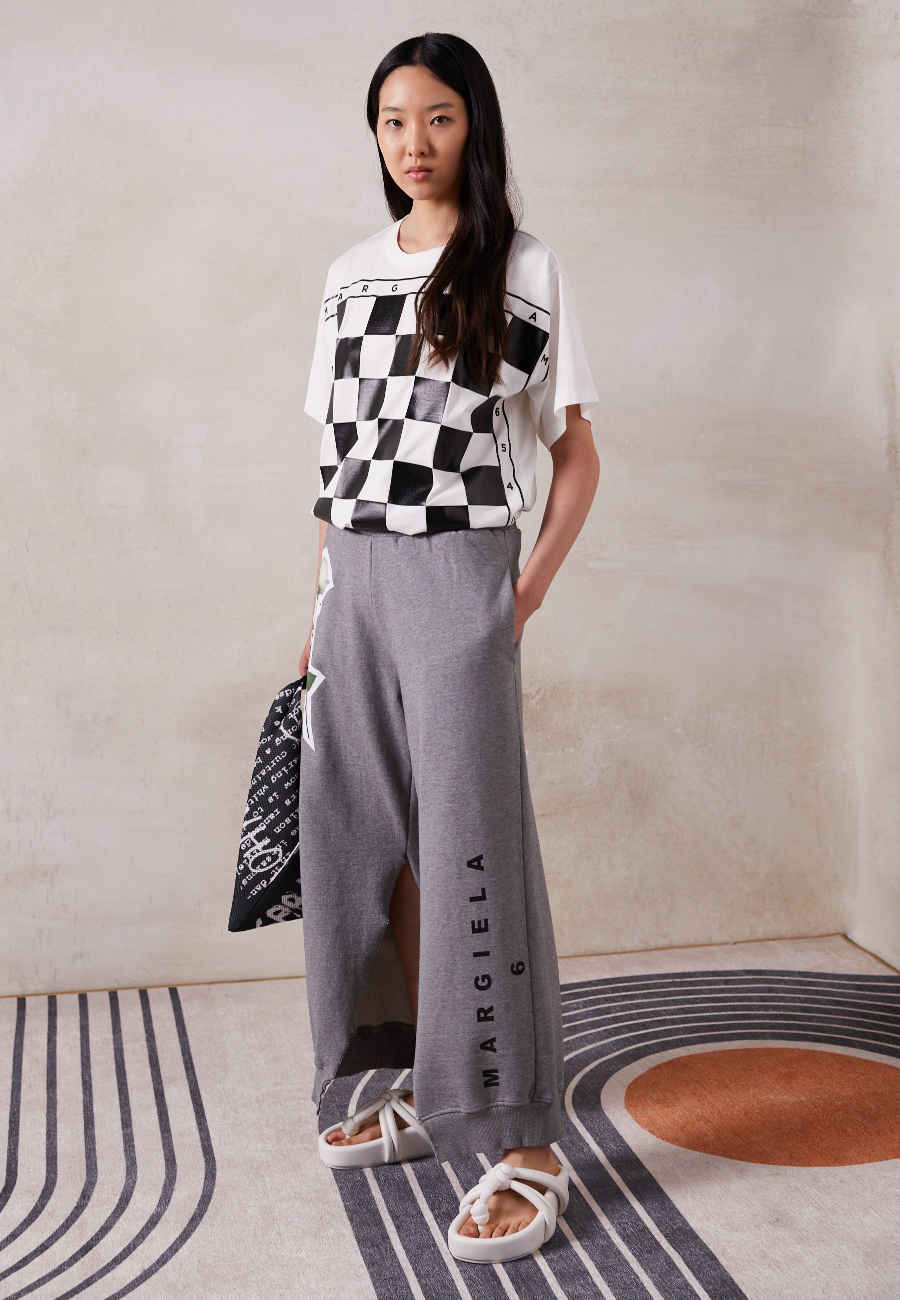 MM6 Maison Margiela PANTS - Pantaloni sportivi - grey/grigio screziato -  Zalando