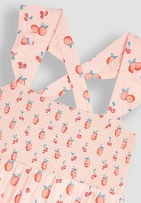 JoJo Maman Bébé CRAB CROSS BACK SMOCKED REGULAR FIT - Vapaa-ajan mekko - pink peach cherry